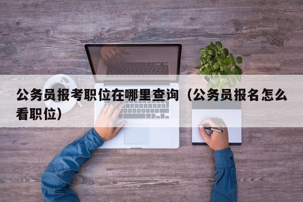 公务员报考职位在哪里查询（公务员报名怎么看职位）